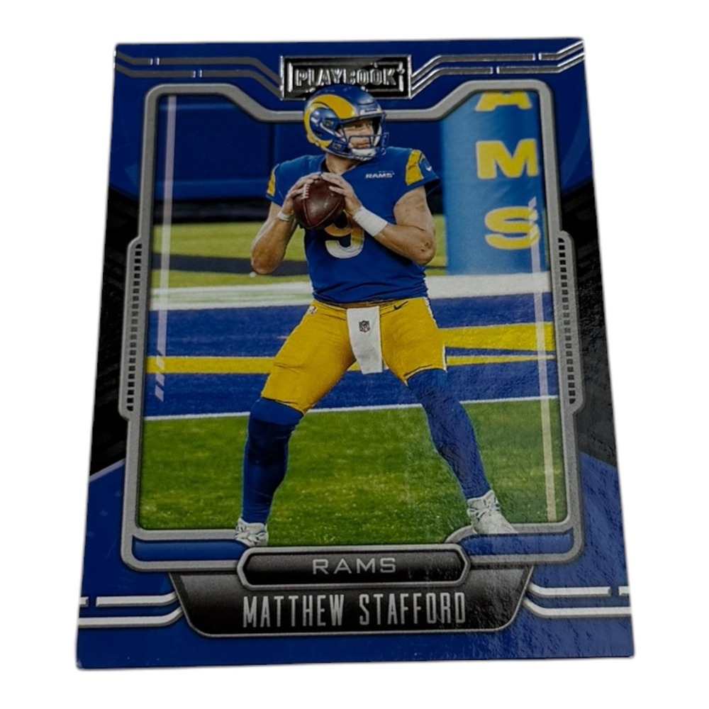 2021 Panini‎ Playbook Football Matthew Stafford Los Angeles Rams Card 42 NFL QB